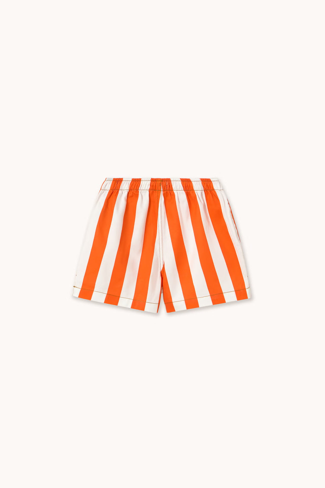 Tiny Cottons – Stripes Twill Shorts in Summer Red
