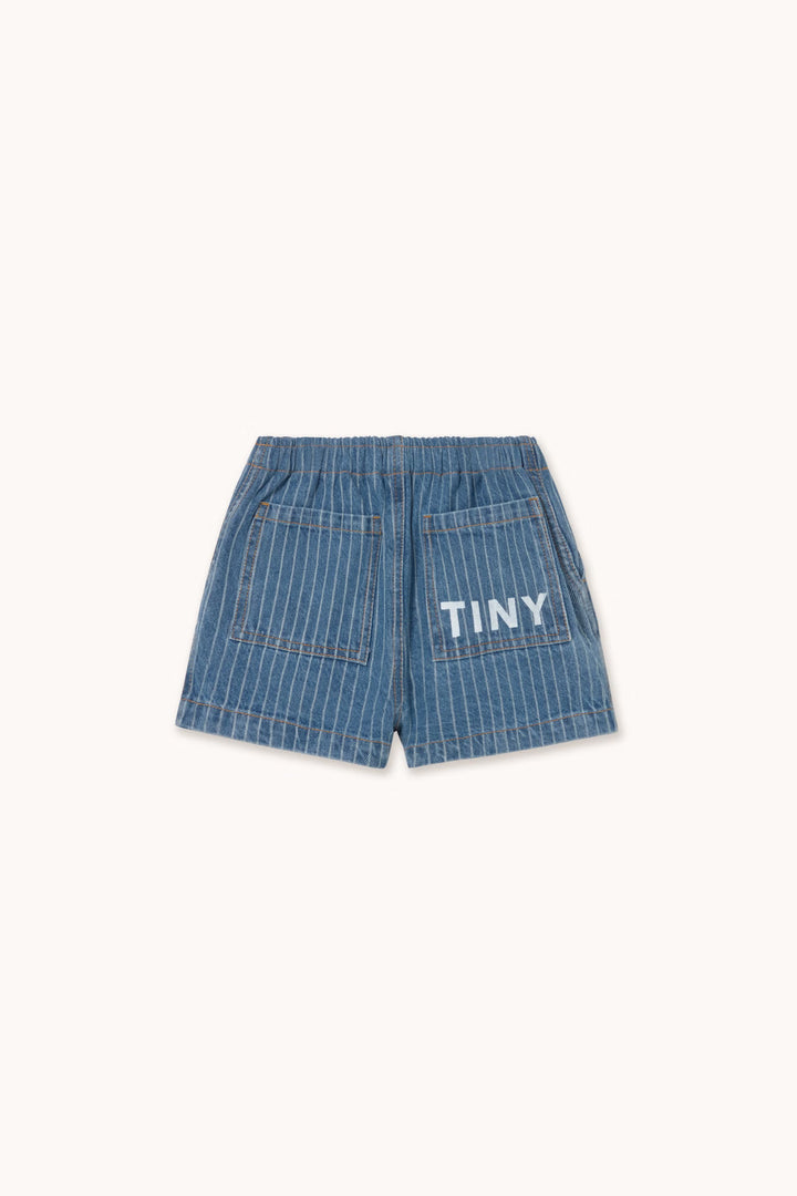 Tiny Cottons – Stripes Denim Shorts