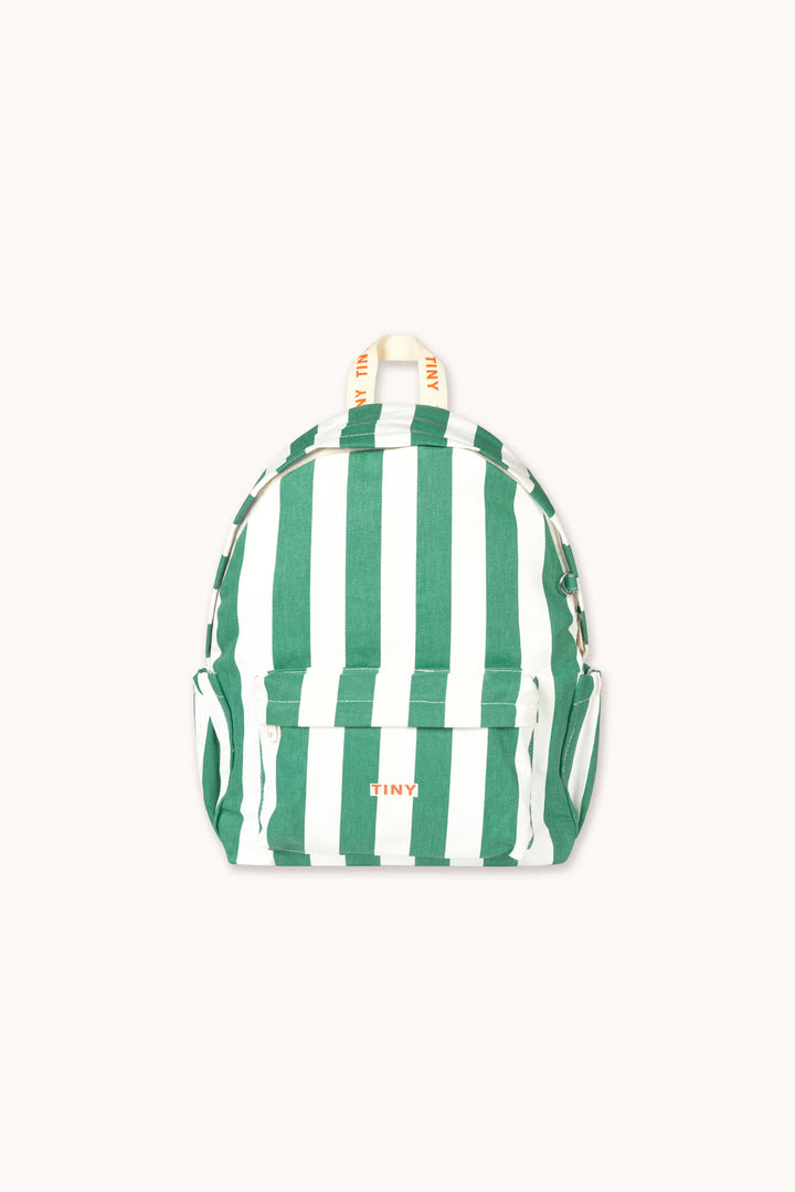 Tiny Cottons – Backpack in Emerald Stripes