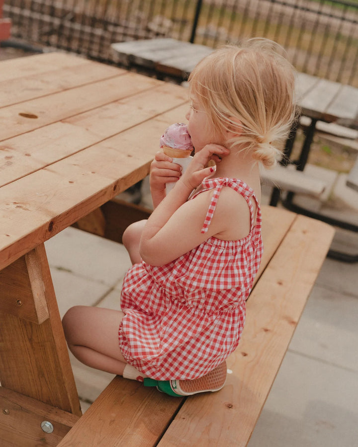 Pigeon Said Please –  Strawberry Field Romper