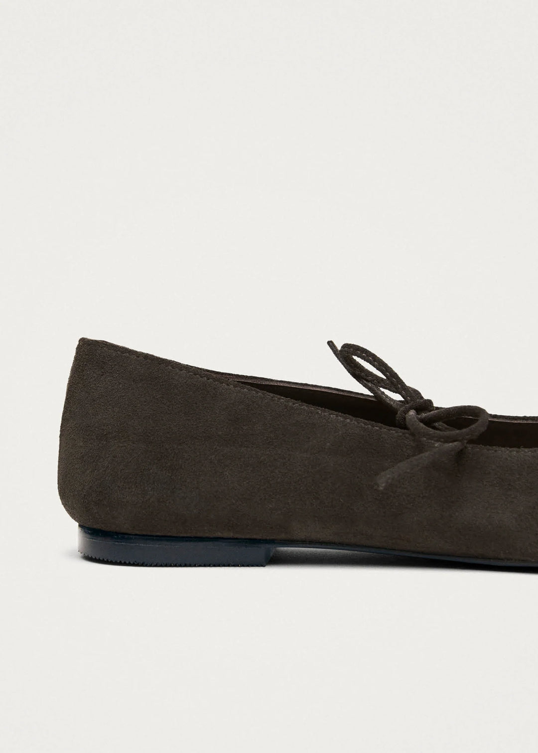 ALOHAS - Sway Suede Leather Flats in Coffee Brown