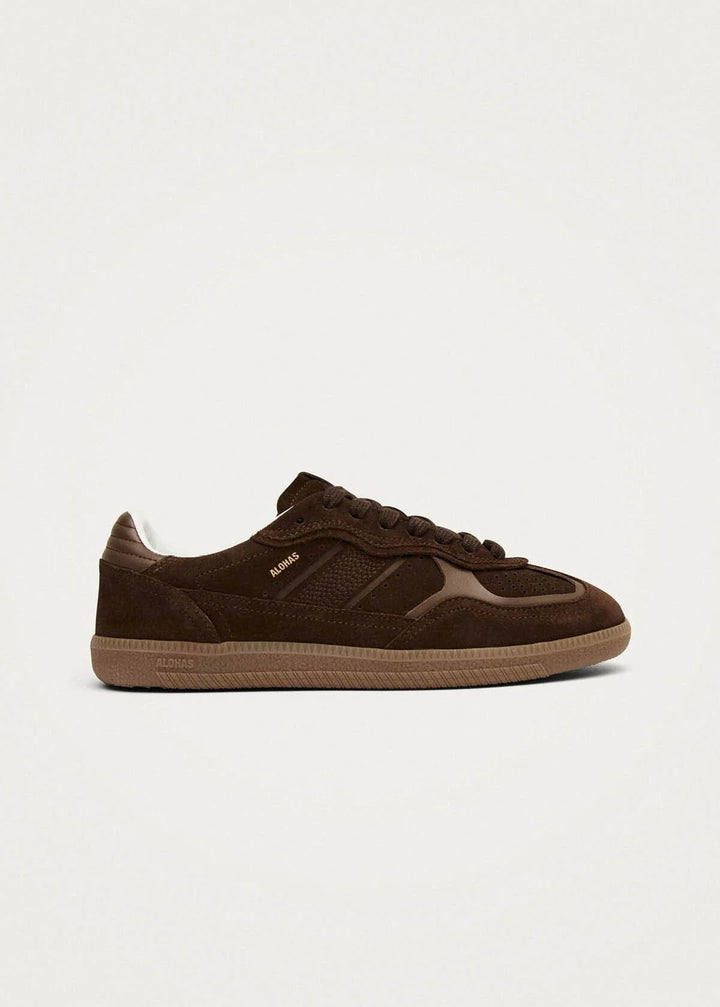 ALOHAS - Rife Leather Sneaker in Chocolate Brown Leather