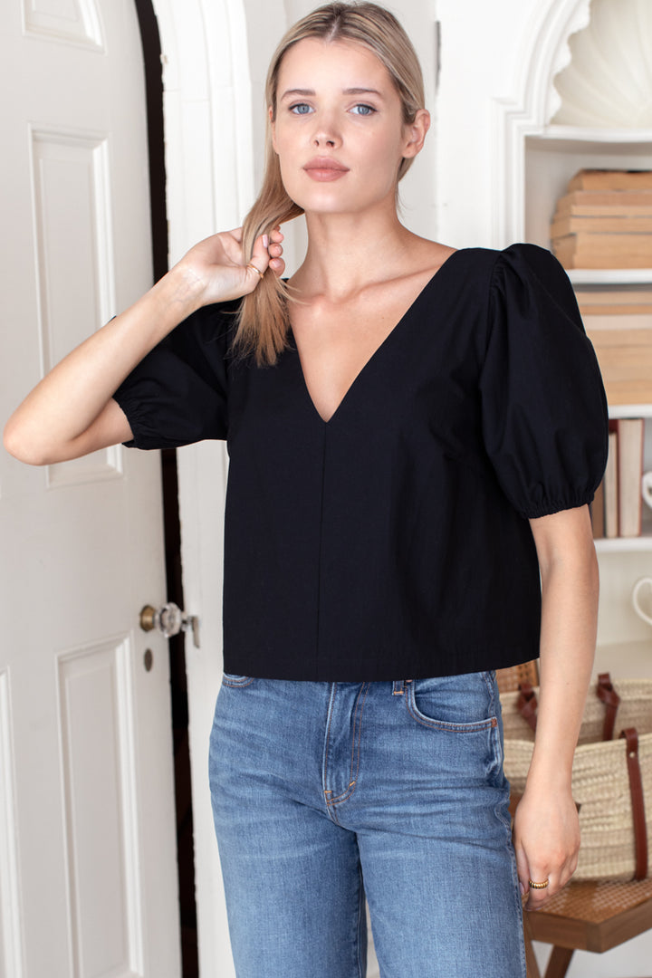 Emerson Fry – V Top in Black Swan