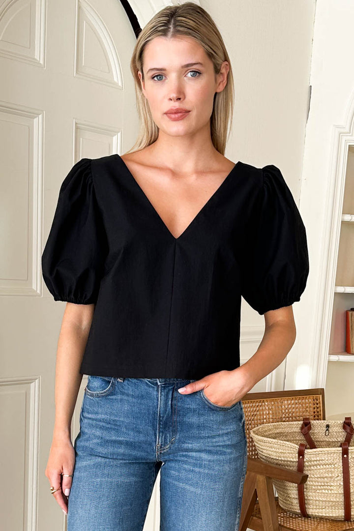 Emerson Fry – V Top in Black Swan