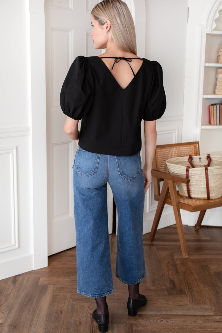 Emerson Fry – V Top in Black Swan