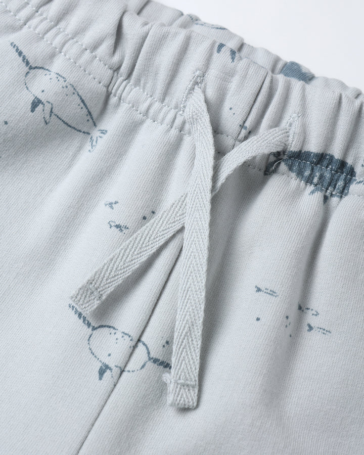Quincy Mae – Relaxed Fleece Sweatpant in Narwhals