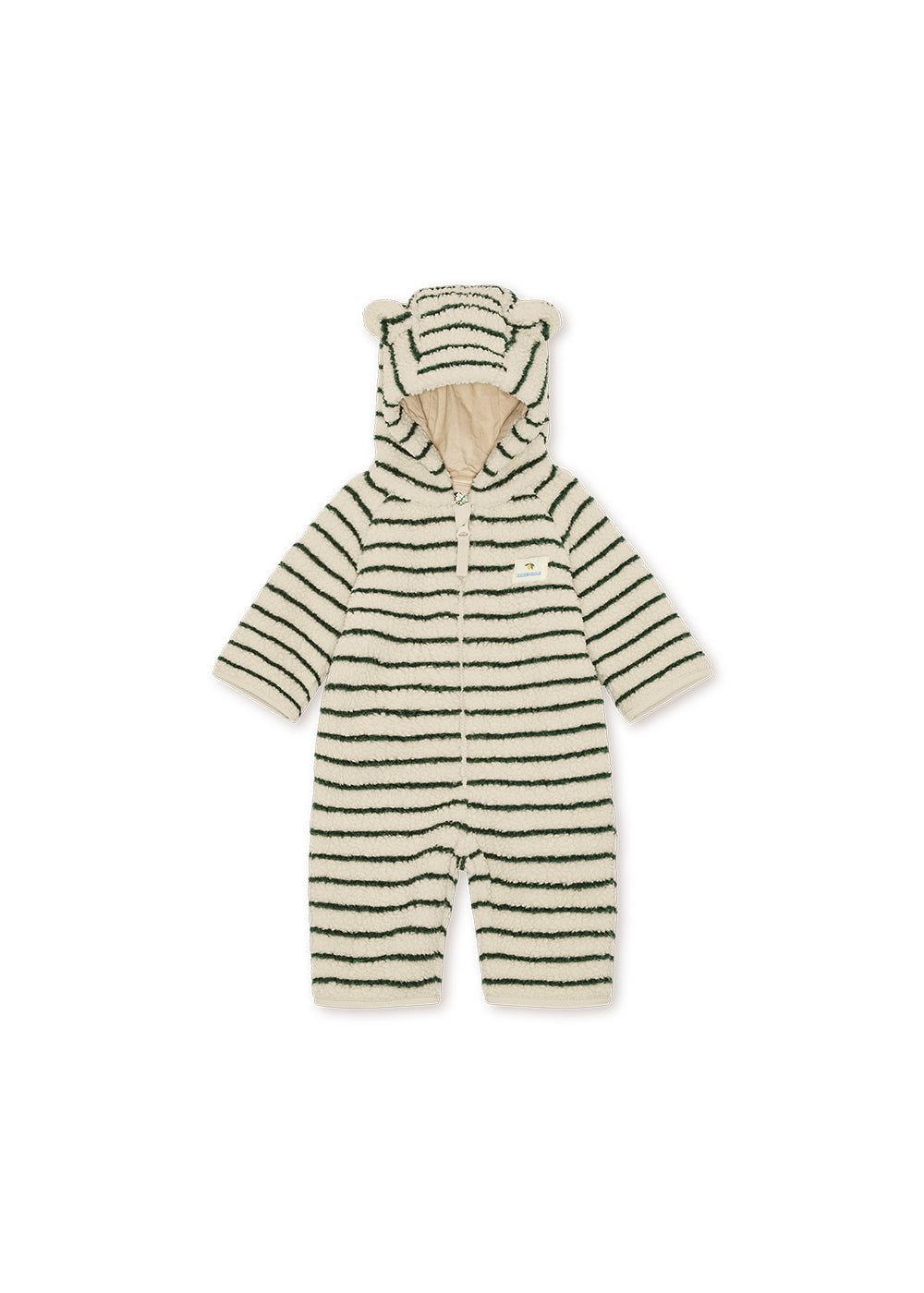 Kong's Slojd- Jody Teddy Onesie in Erba Stripe