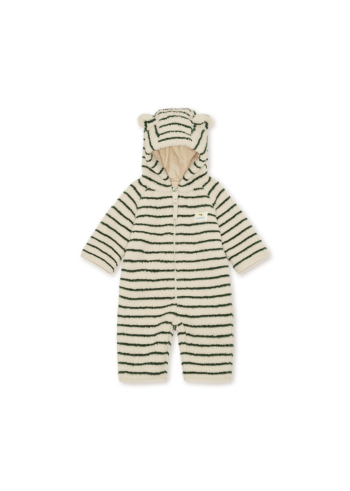 Kong's Slojd- Jody Teddy Onesie in Erba Stripe