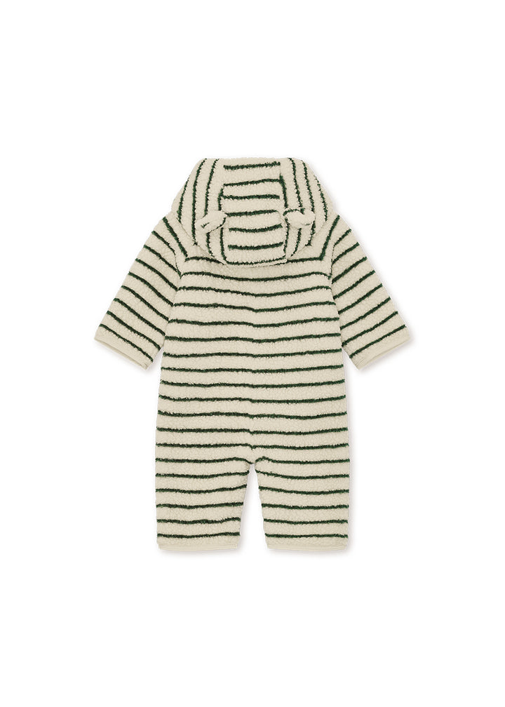 Kong's Slojd- Jody Teddy Onesie in Erba Stripe