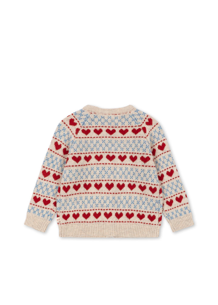 Konges Slojd - Belou Knit Cardigan in Heart