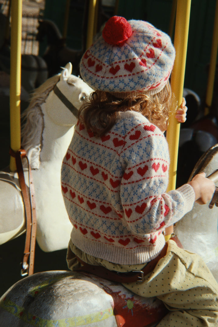 Konges Slojd - Belou Knit Cardigan in Heart