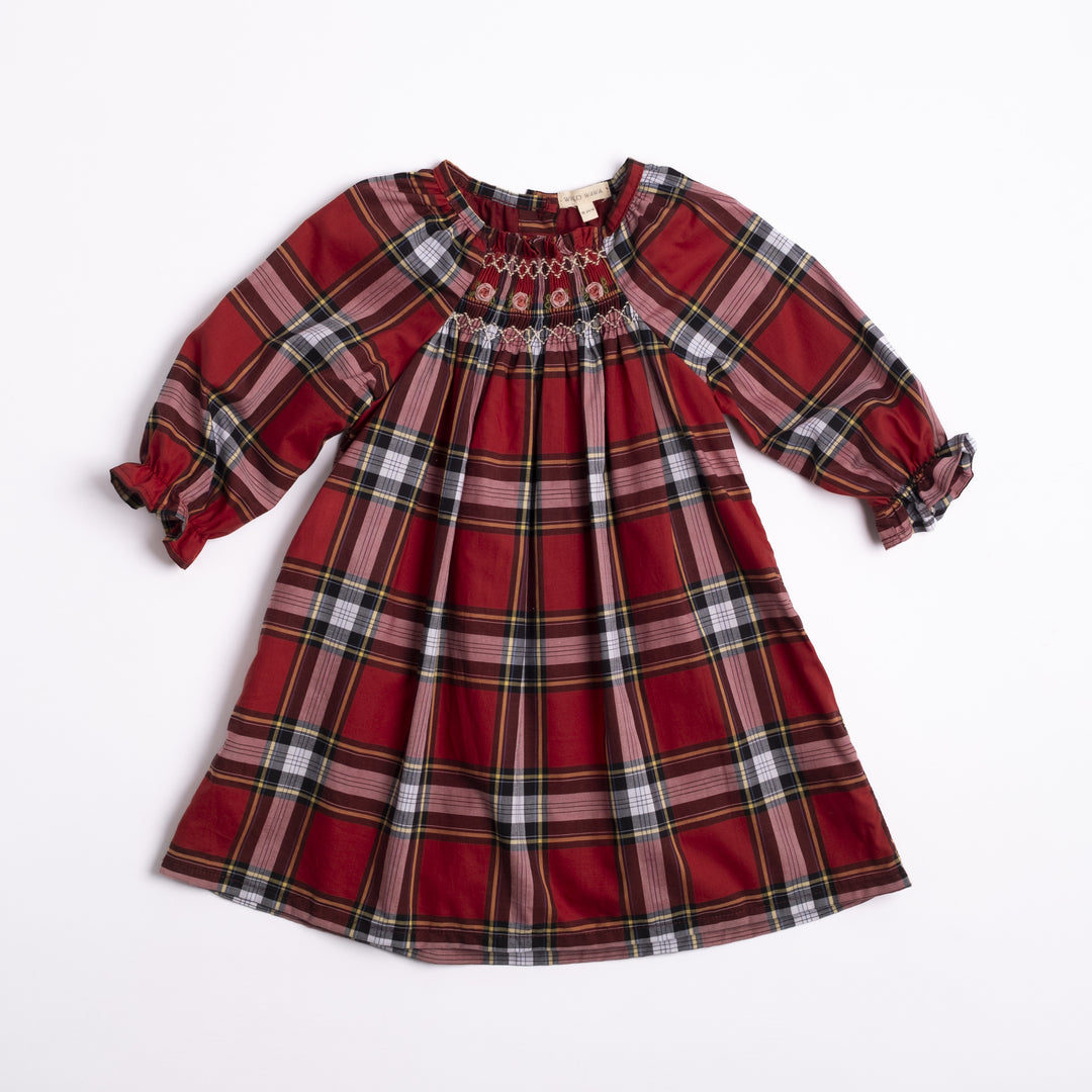 Wild Wawa- Nora Dress in Heritage Tartan