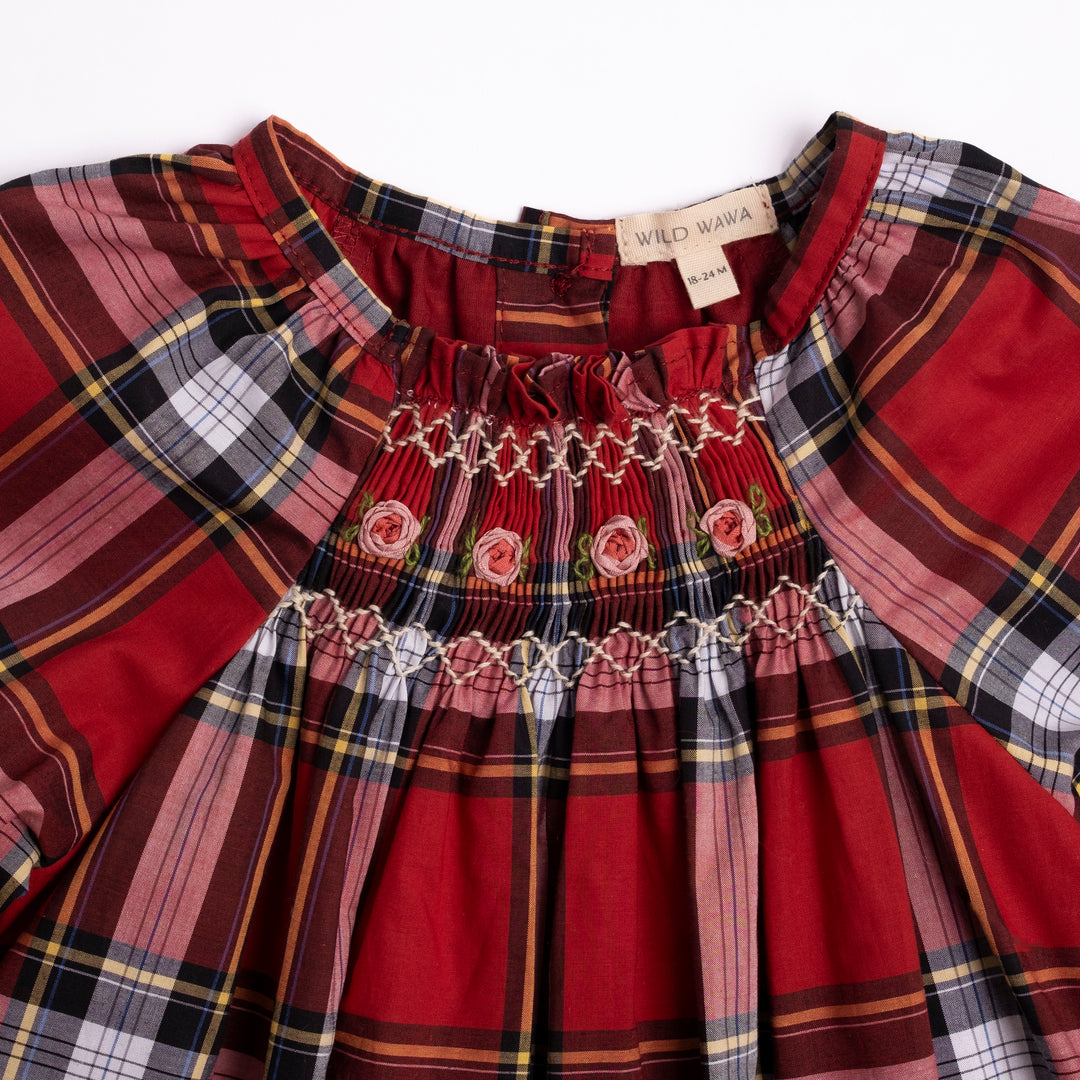 Wild Wawa- Nora Dress in Heritage Tartan