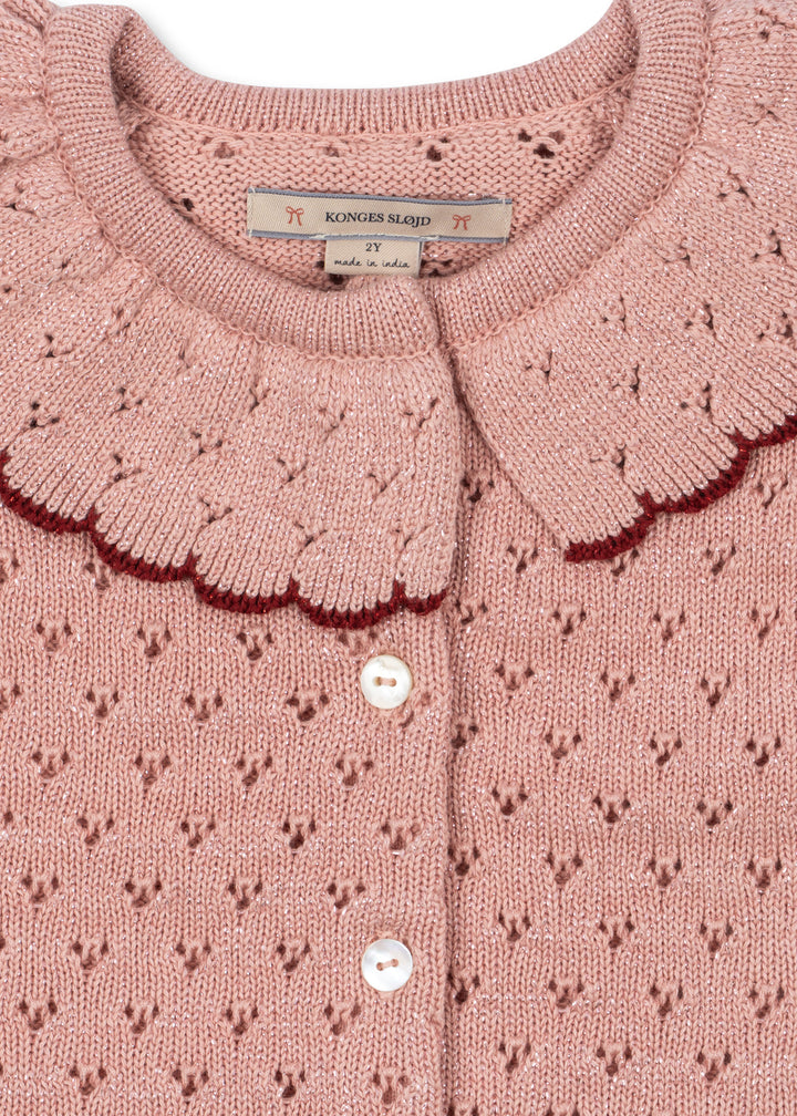 Konges Slojd - Holiday Cardigan in Mellow Rose