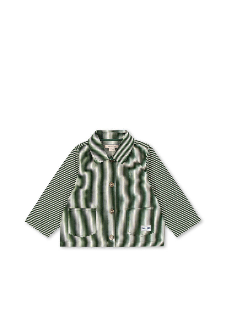 Konges Slojd - Luc Shirt Jacket  in Verte Stripe