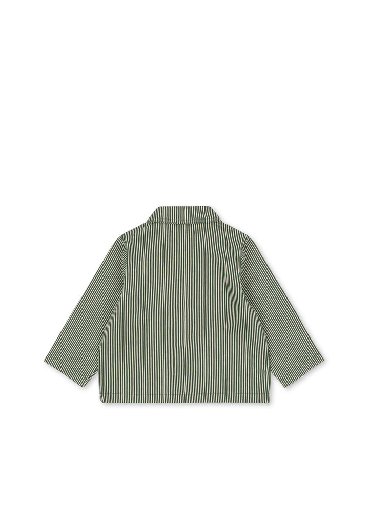 Konges Slojd - Luc Shirt Jacket  in Verte Stripe
