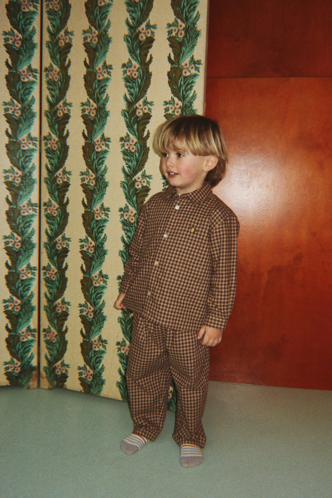 Konges Slojd - Foret Pants in Chocolate Check
