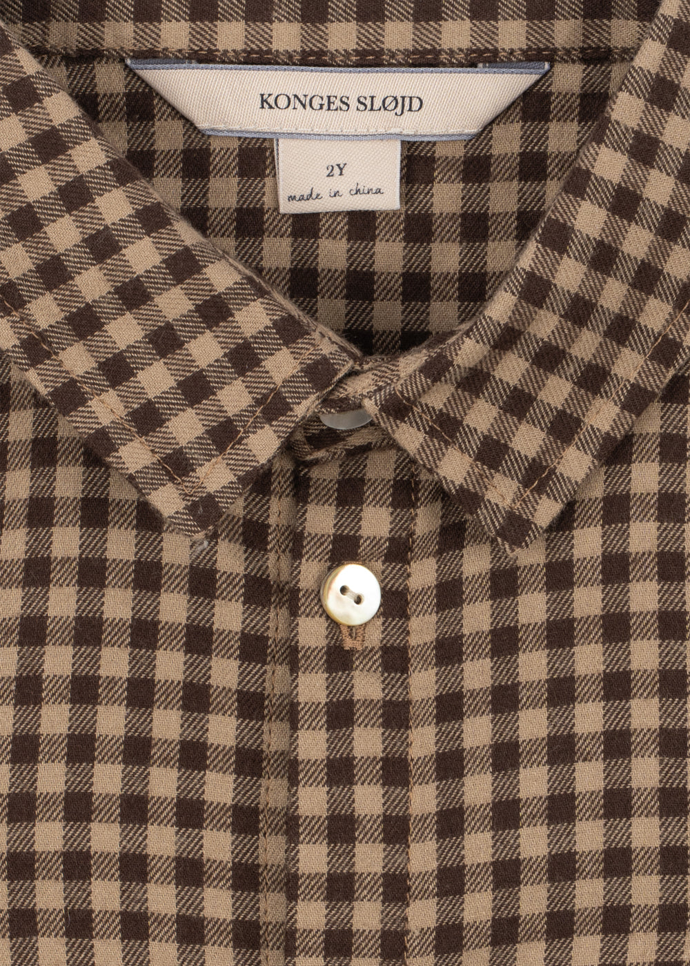 Konges Slojd - Foret Shirt in Chocolate Check