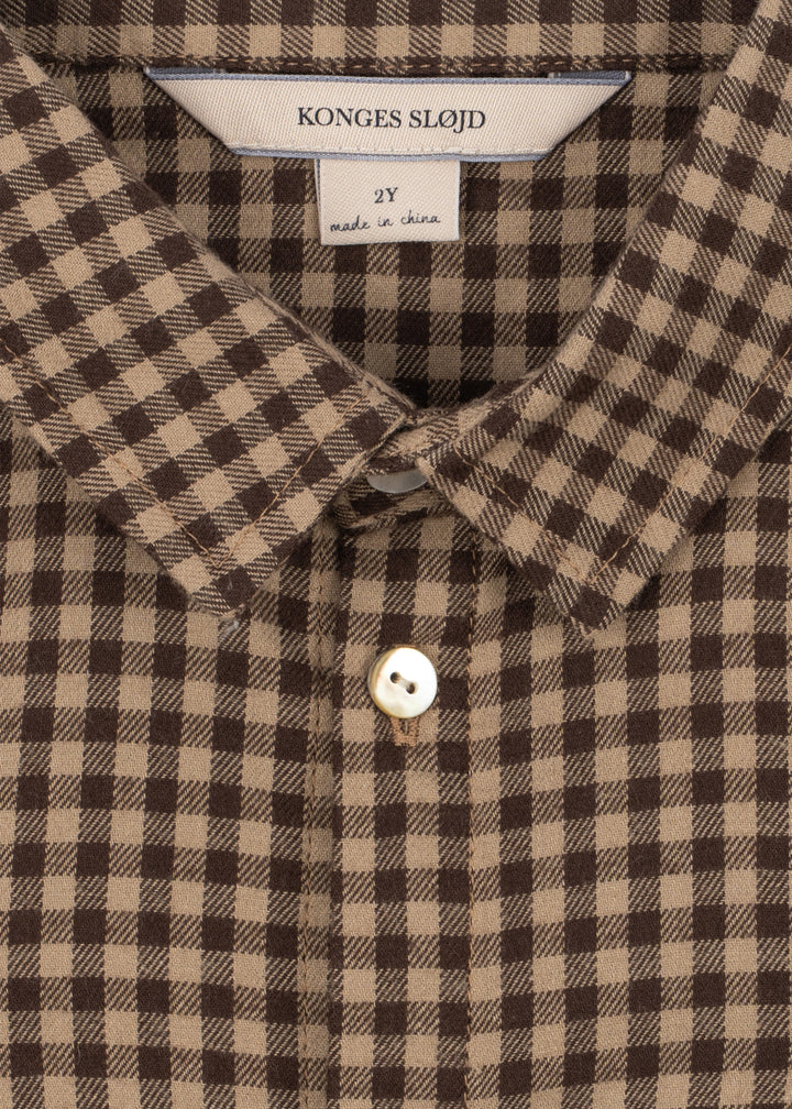 Konges Slojd - Foret Shirt in Chocolate Check
