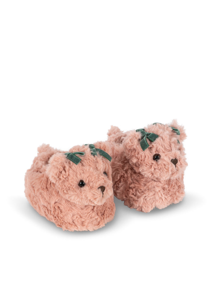 Konges Slojd - Dusty Pink Teddy Slippers