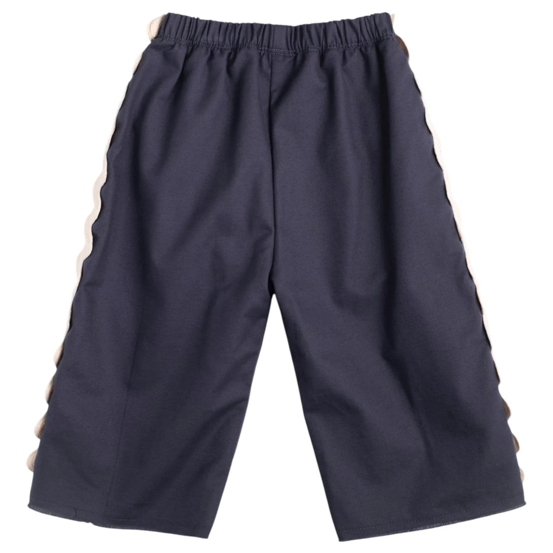 Wild Wawa- Wide Leg Pant in Mar Azul