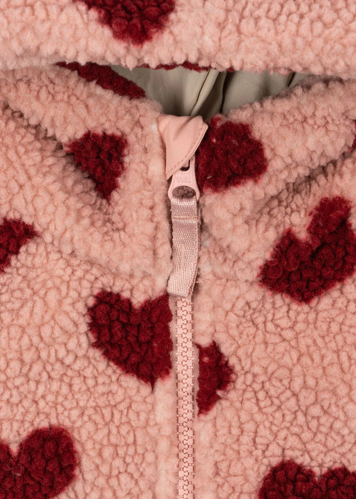 Konges Slojd - Jody Teddy Hoodie in Hearts