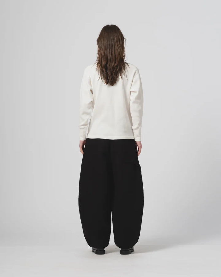Girls of Dust - Thermo L/S Waffle Jersey in Off White
