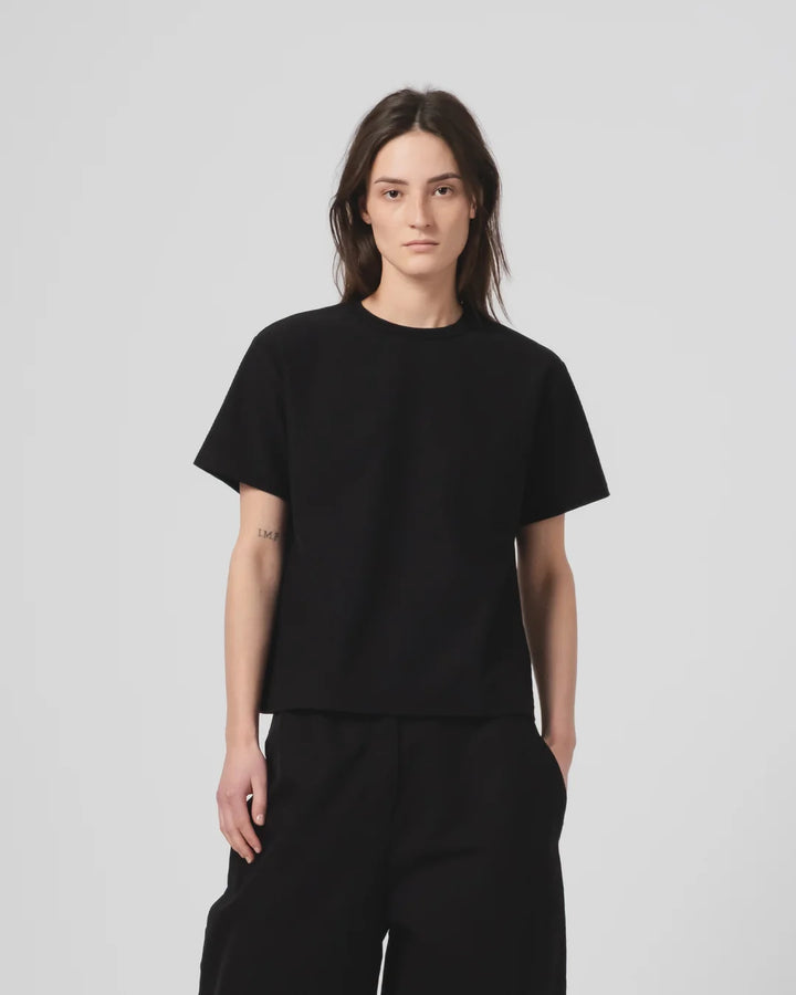 Girls of Dust - Jersey Pocket Tee in Black