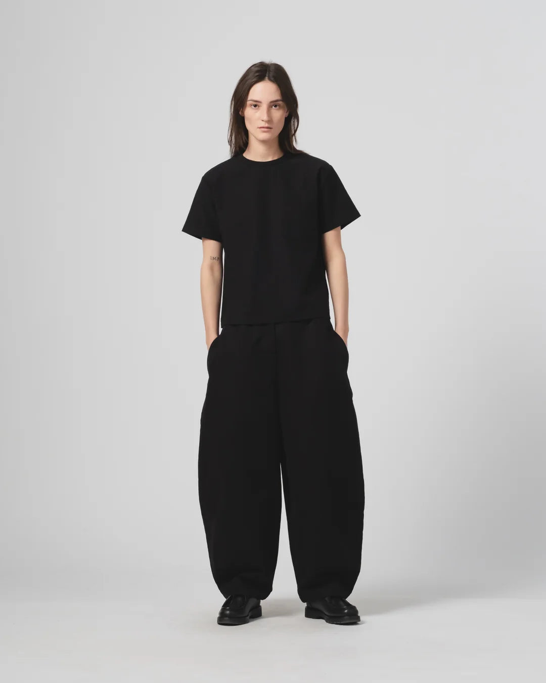 Girls of Dust - Jersey Pocket Tee in Black