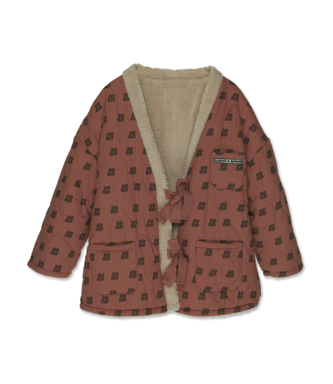 Wander & Wonder – Reversible Kimono Jacket in Cinnamon Floral