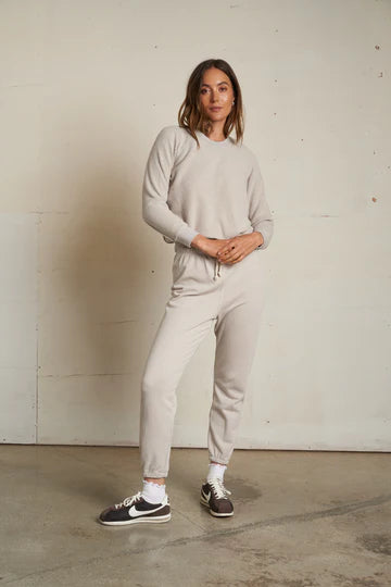 Perfect White Tee - Ziggy Sweatshirt in Silver