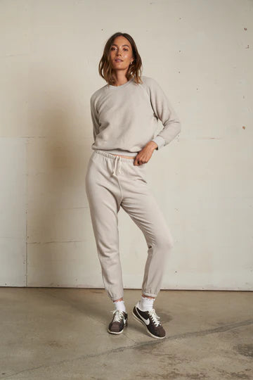 Perfect White Tee - Ziggy Sweatshirt in Silver