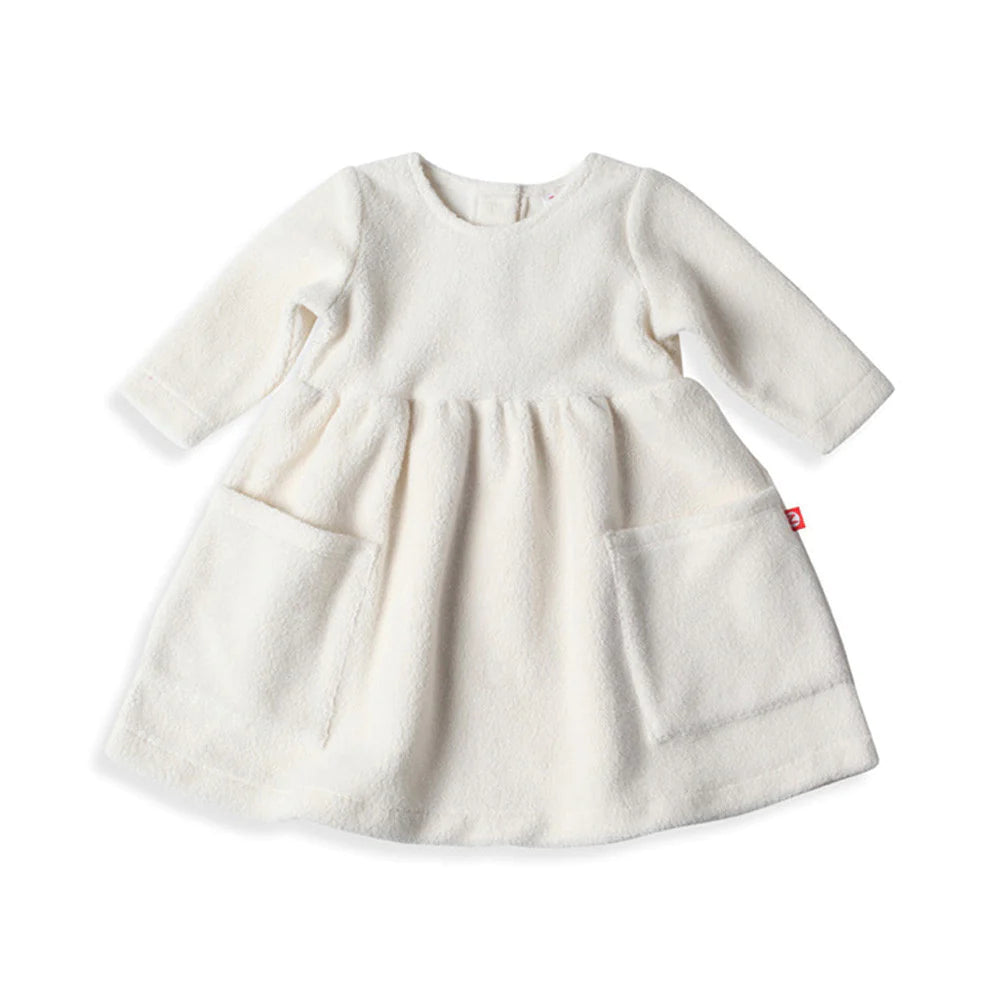 Zutano – Cozie Fleece Dress in Cream