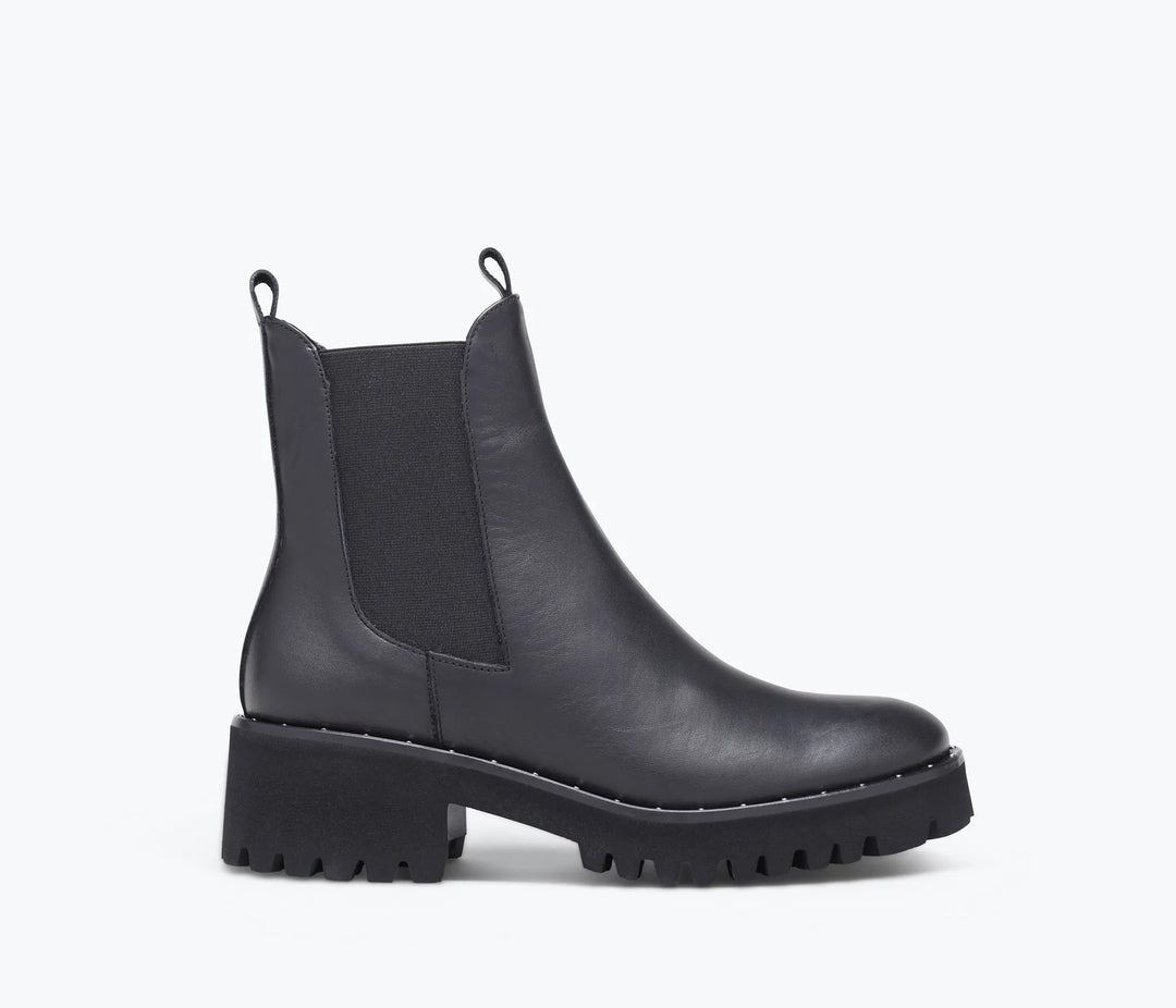 Freda Salvador – Brooke Chelsea Ankle Boot in Water Resistant Black Calf