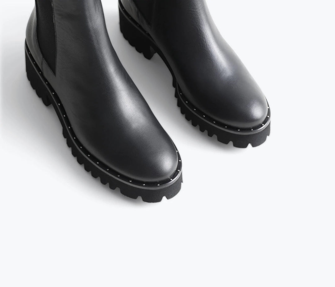 Freda Salvador – Brooke Chelsea Ankle Boot in Water Resistant Black Calf