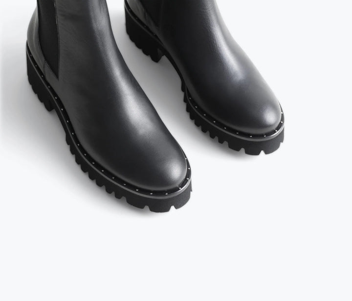 Freda Salvador – Brooke Chelsea Ankle Boot in Water Resistant Black Calf