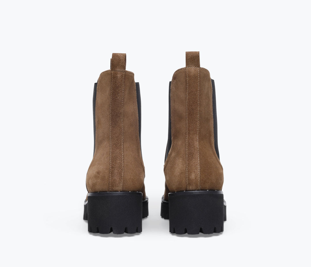 Freda Salvador – Brooke Chelsea Ankle Boot in Brown Suede