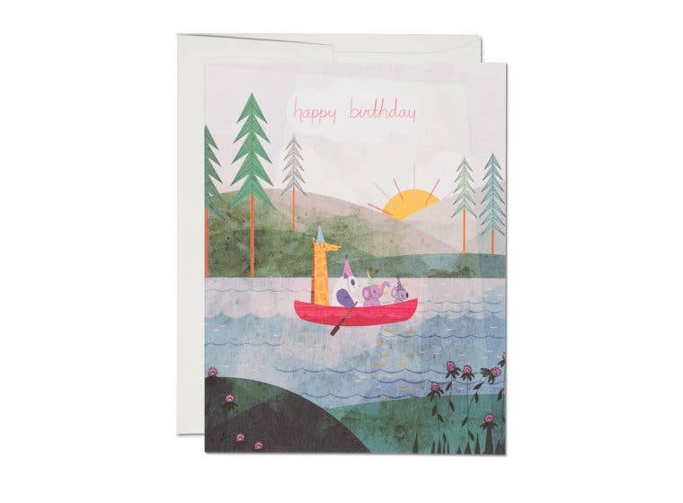 Red Cap Cards - Four Canoe
