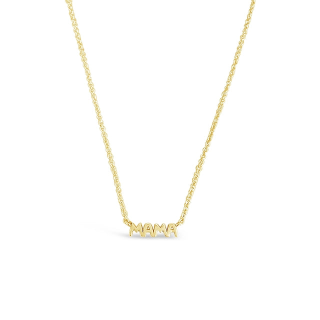 Sierra Winter - Mama Necklace in Gold