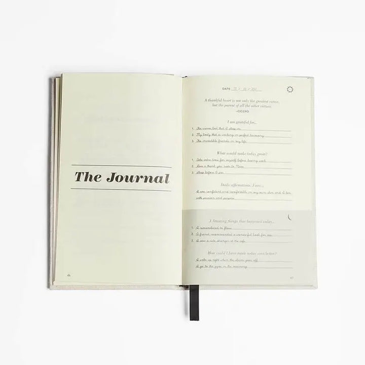 The Five Minute Journal in Bold Black