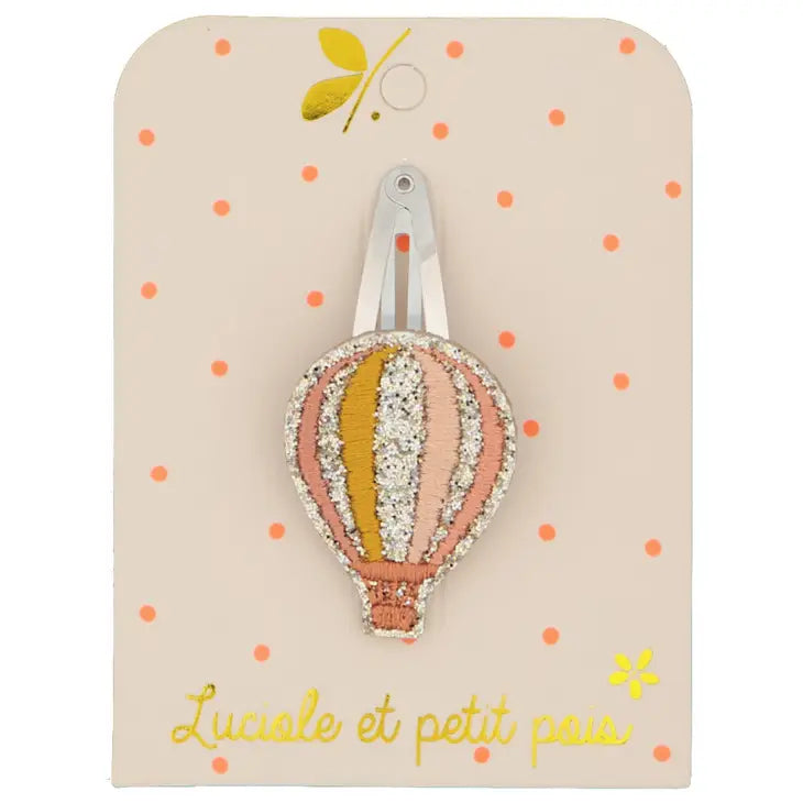 Luciole et Petit Pois – Beige Hot Air Balloon Clip
