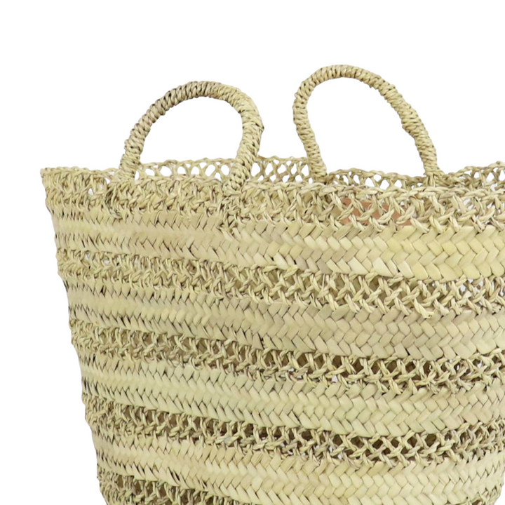 Cannes Straw French Basket - Beach Tote