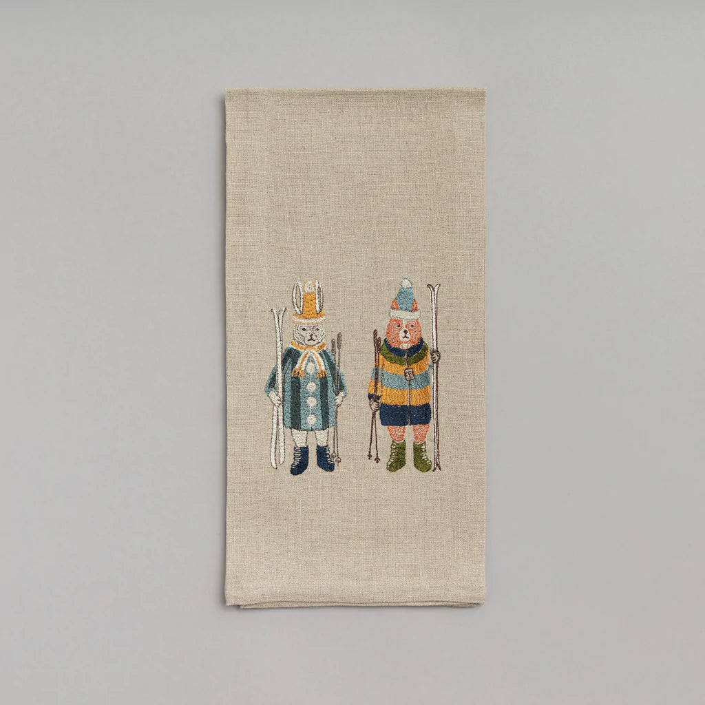 Coral & Tusk – Ski Buddies Tea Towel