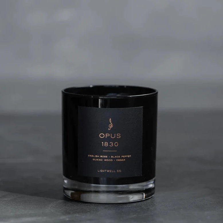 Lightwell Co. - Opus 1830 Black Tumbler Candle