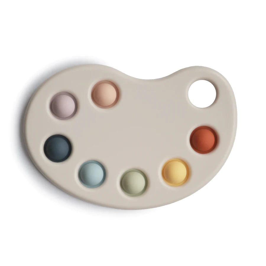 Mushie – Paint Palette Press Toy