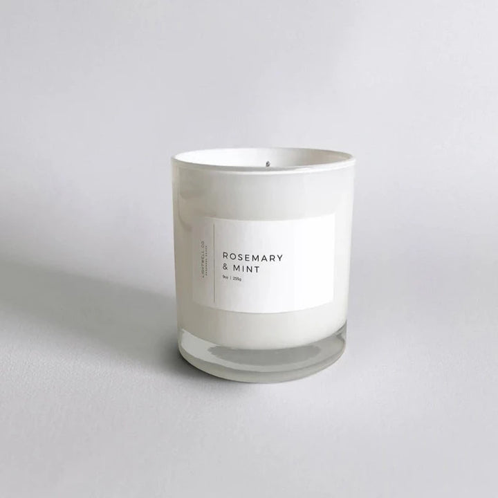 Lightwell Co. - Rosemary & Mint White Tumbler Candle