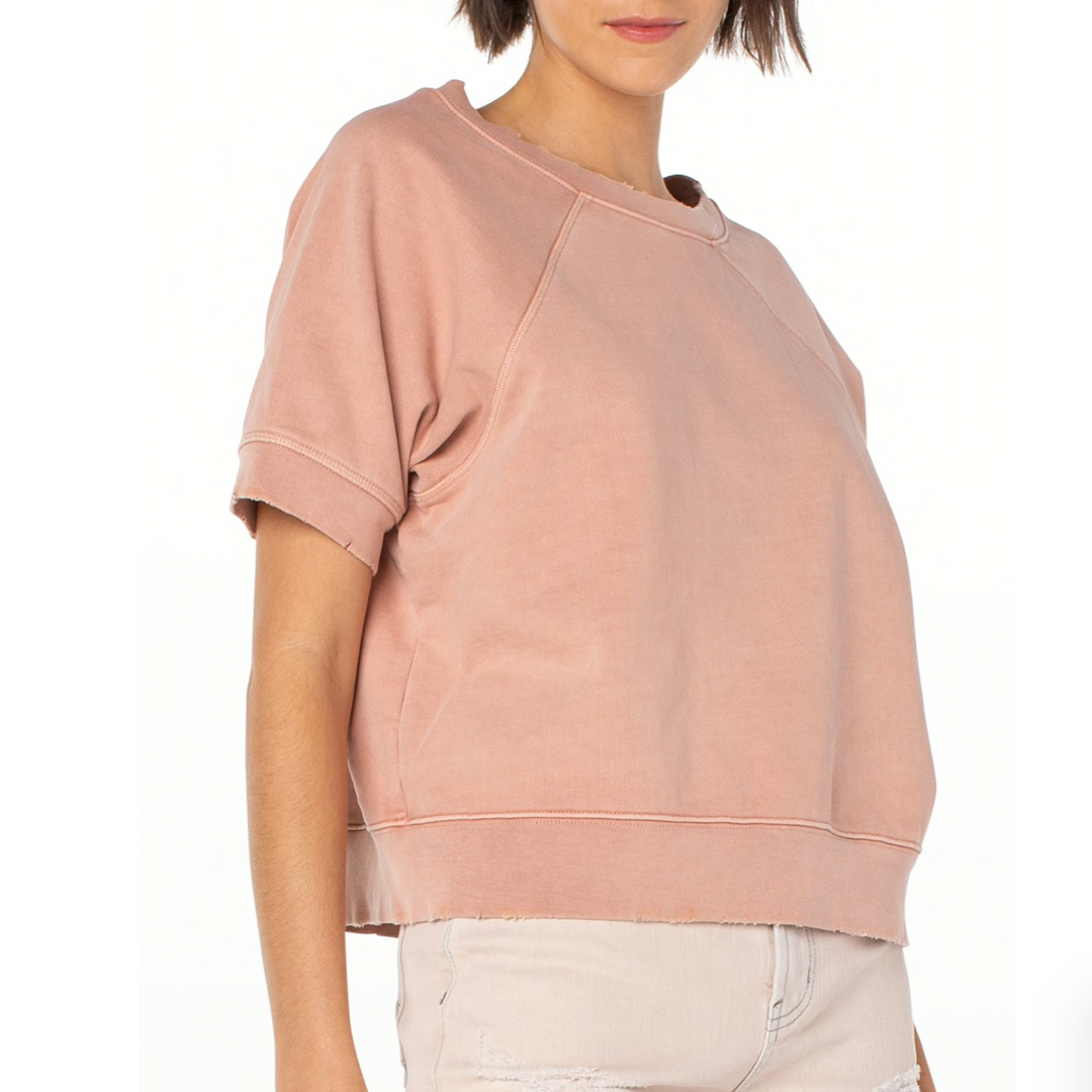 Serra – The Wave Top in Pink Sand