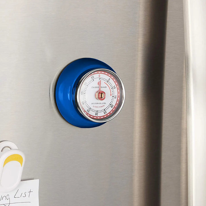 Retro Kitchen Timer in Royal Blue