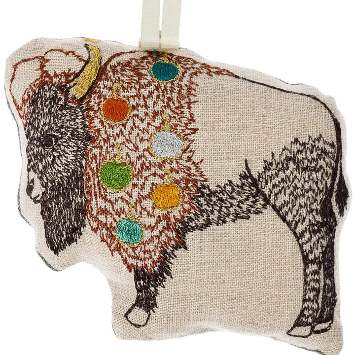 Coral & Tusk – Bison with Ornaments
