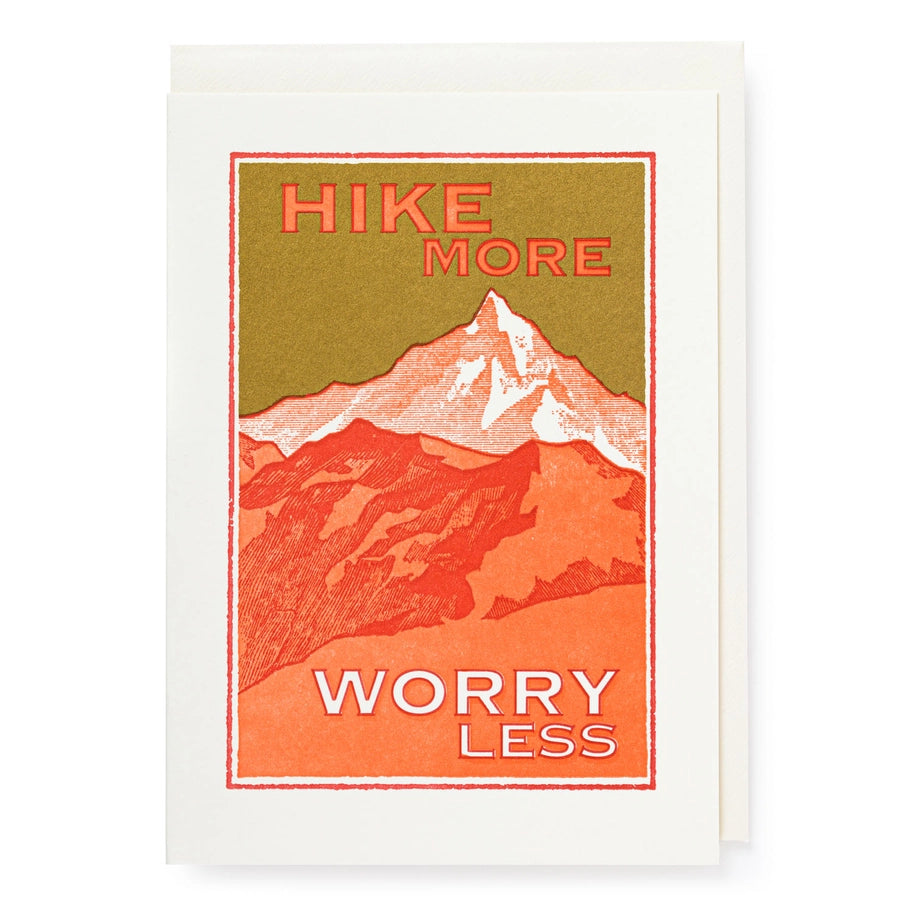 Archivist - Hike More Worry Less Greeting Card